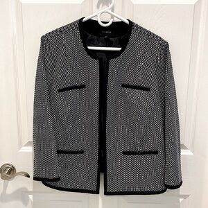 Talbots Black & White Jacket